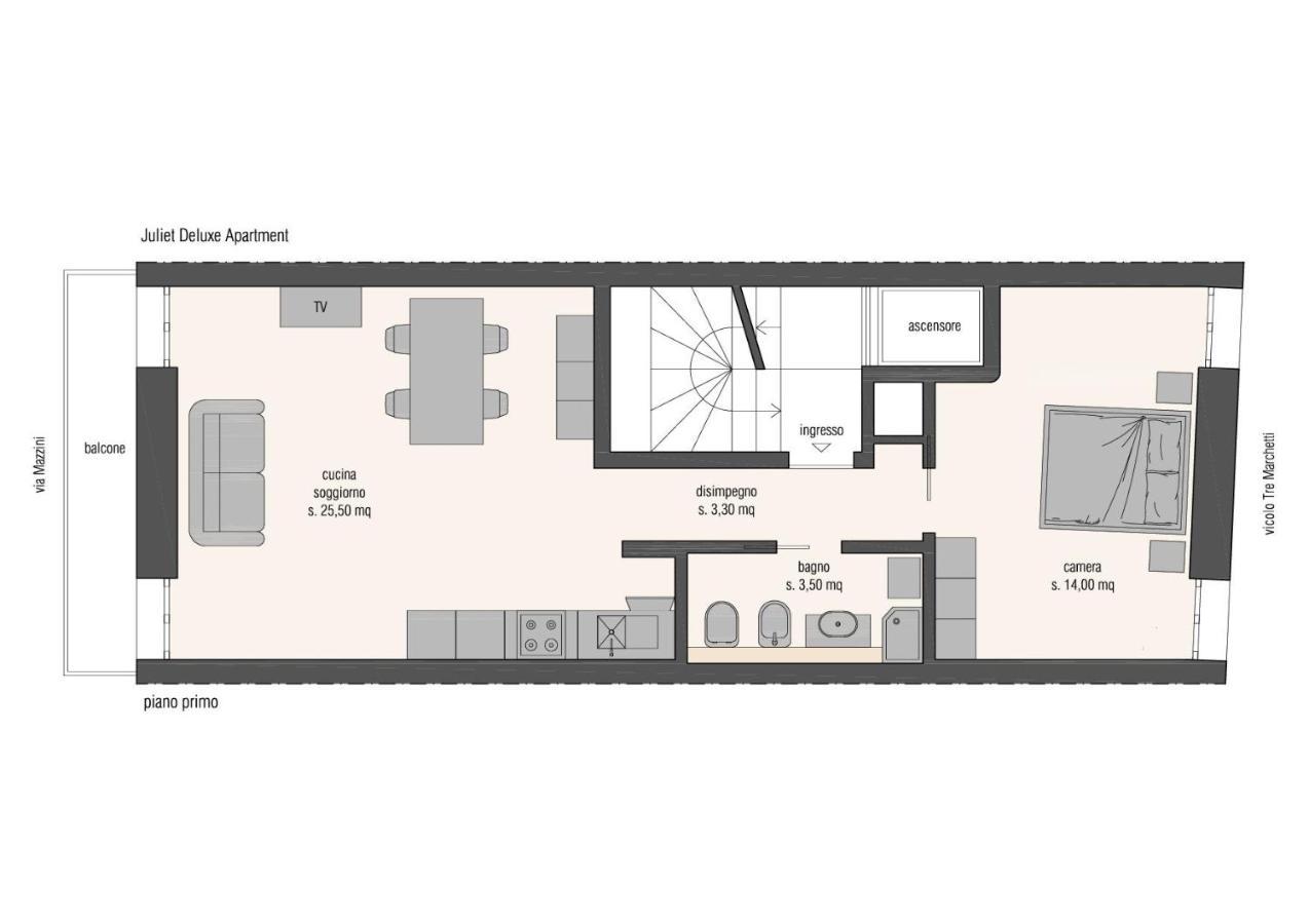 Juliet Deluxe Apartment 维罗纳 外观 照片